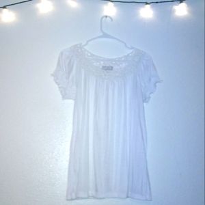 Carolyn Taylor Lace Detail Top